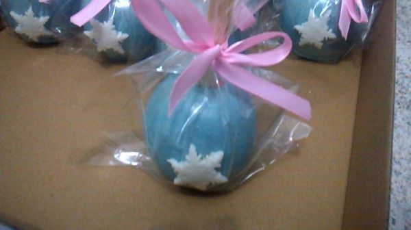 Maçã do Amor com Chocolate Decorada